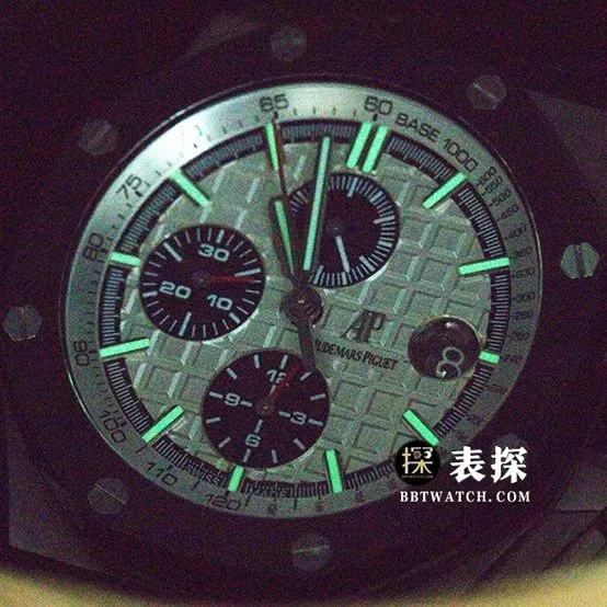 JF factory Audemars PiguetRoyal Oak offshore watch men's giant panda chronograph rubber model pictures and prices overall live photos