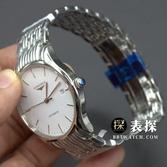 GK factory Longines Luya top-tier watch white dial silver needle steel bracelet model pictures and price weight live photos