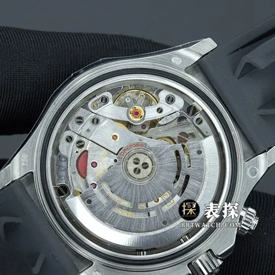 N FactoryRolexDaytonatop-tier 1:1super watch men's gray plate rubber model picture and price caseback live photo