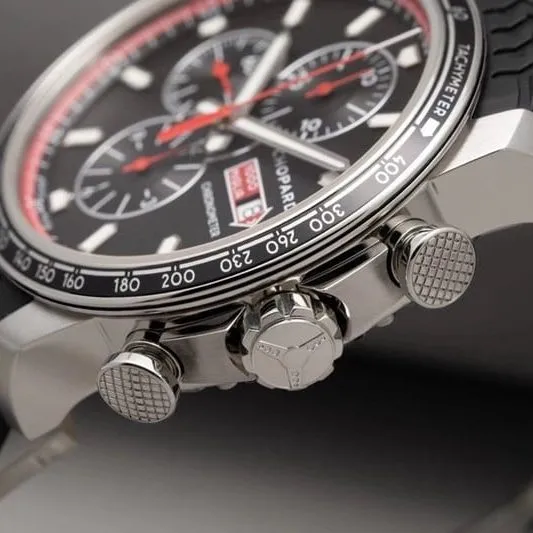 watch ChopardV7 factory boutique racing series black dial men's mechanical watch front view