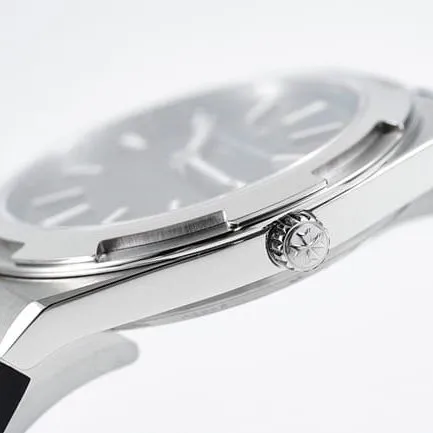 8F factory top-tier watch Vacheron Constantin ultra-thin series men's black dialrubber strap manual winding watch detail shots