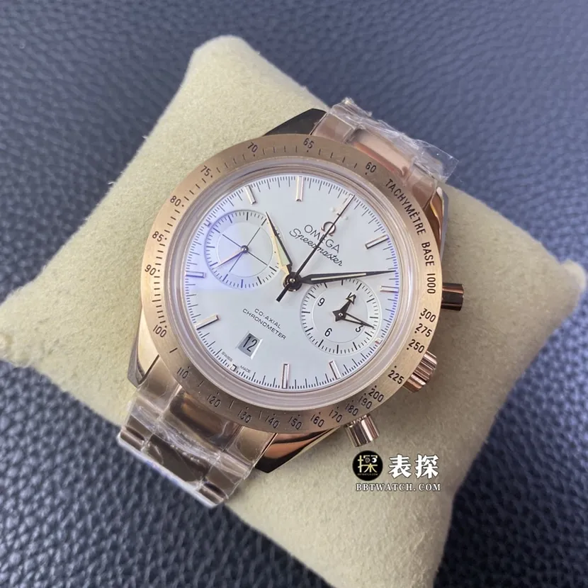 BF factory Omega Speedmaster top-tier watch men's silver panda dial steel bracelet model pictures and prices front live photo
