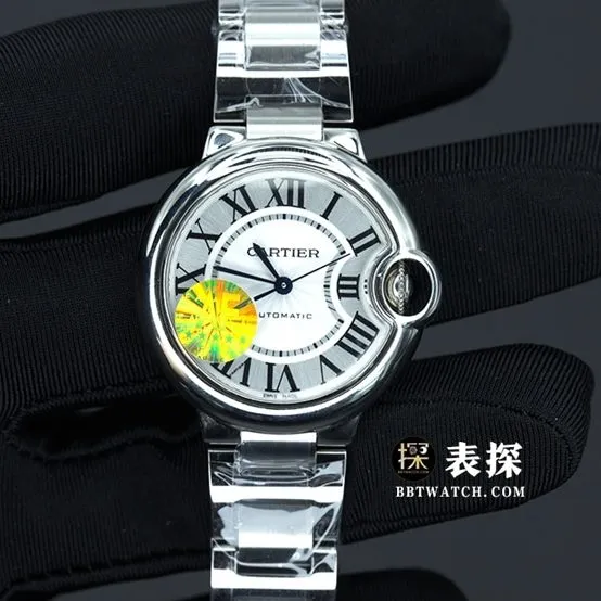 AF FactoryCartier blue balloon top-tier watch couple model white dialsteel bracelet picture and price front live photo