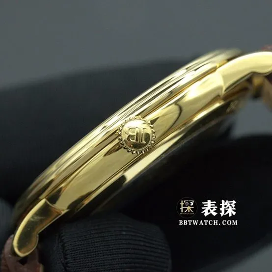 APS factory classic Blancpain1:1replica watch egg white dialleather strap model side live photo
