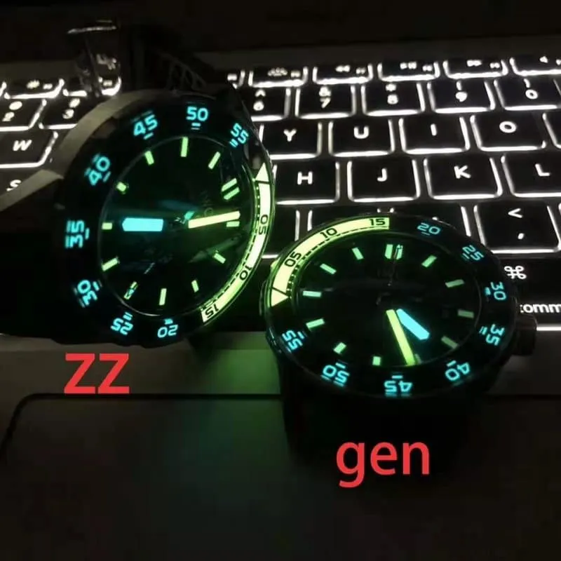 IWC Aquatimer IW356802 watch Review with Enhanced Lume and Movement Pictures