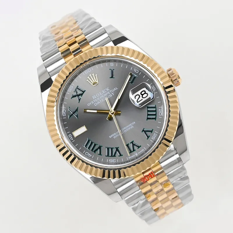 EW Rolex Datejust 41mm dark grey dial