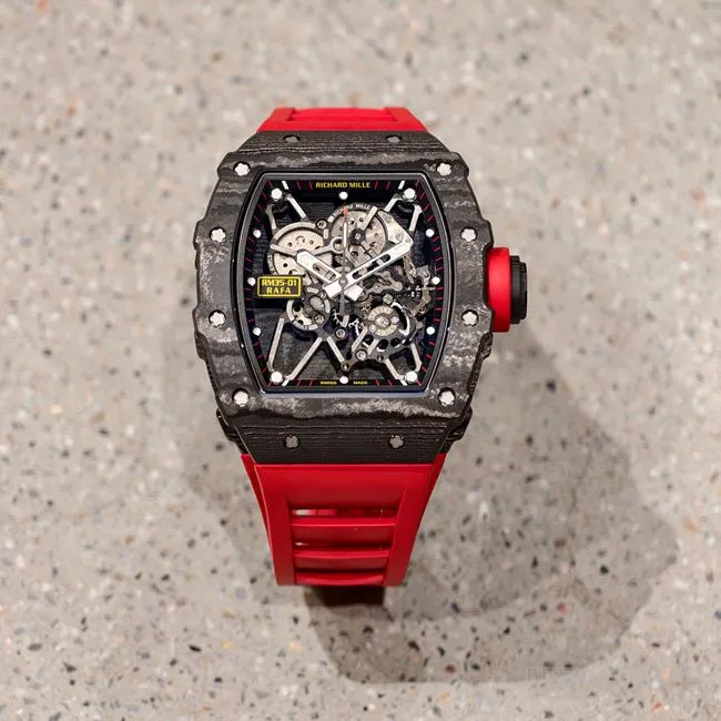 1:1replica watch Richard Mille hollow dialRM35-01side live photo