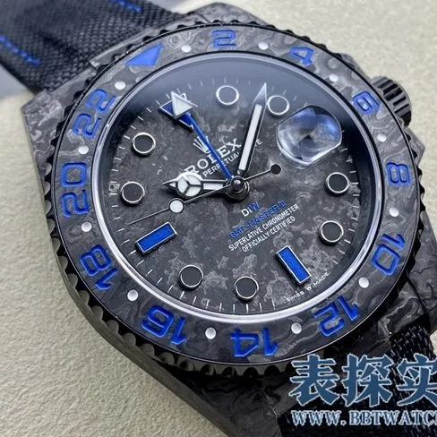 VSRolexGMT-Mastertop-tiersuper carbon fiber case is light to wear_How much does it cost_Pictures_How is the workmanship? Bottom cover