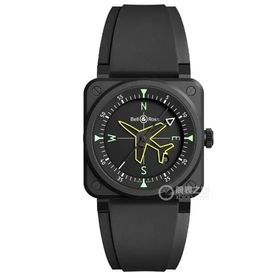 Bell & Ross top-tier 1:1high-quality replica2024 new black dialBR03A-CPS-CE/SRBclasplive photos
