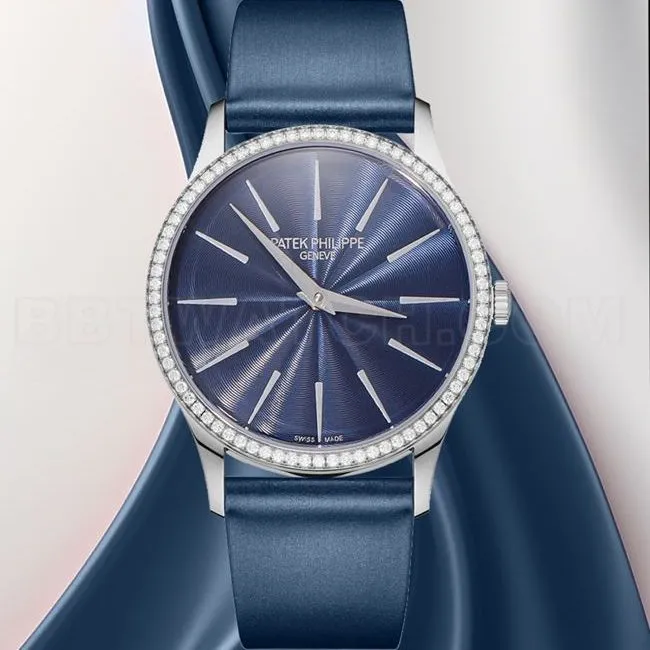 collectible watch GS factory classic Patek Philippeblue dial4997side live photo