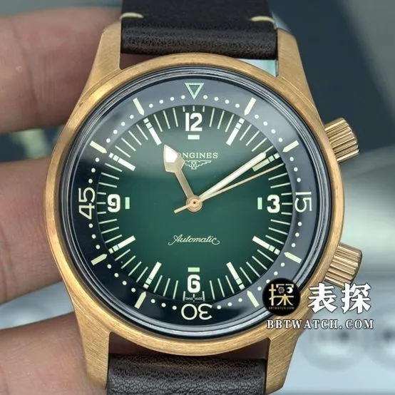 OS factory Longines classic watch men's green dialleather strap pictures and prices clasplive photos
