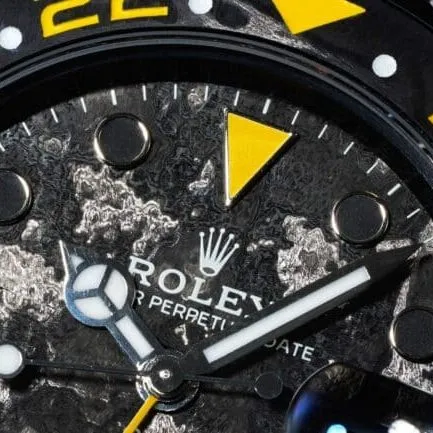 top-tiersuper cloneVS Factory new RolexGMT-Master carbon fiber case men's watch side view