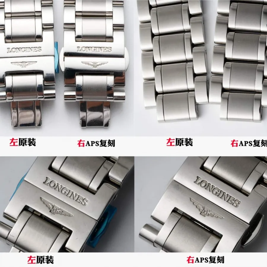 APS factory Longinestop-tier watch famous blue dial L2.909.4.97.6 real and fake comparison evaluation appearance live photos