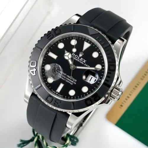 top-tier watch VSRolex white yacht 42dial3235 mechanical ultra-long standby detail shots