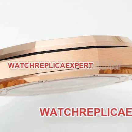 watch DDF factory Audemars PiguetRoyal Oakblack dialrose gold4302 mechanical 15510side live photo