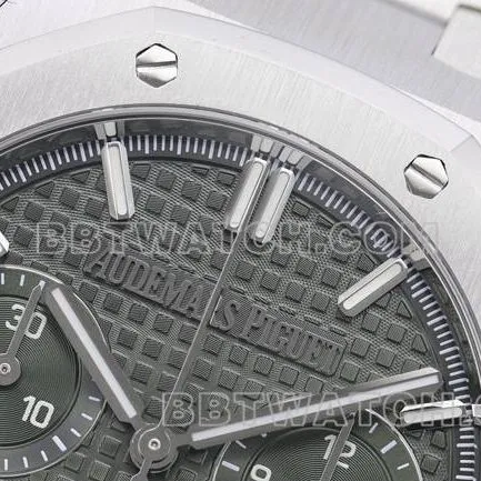 collectible Watches ZF Factory Royal Oak Audemars Piguet Gray Plate Mechanical 26240 Side Actual Photos