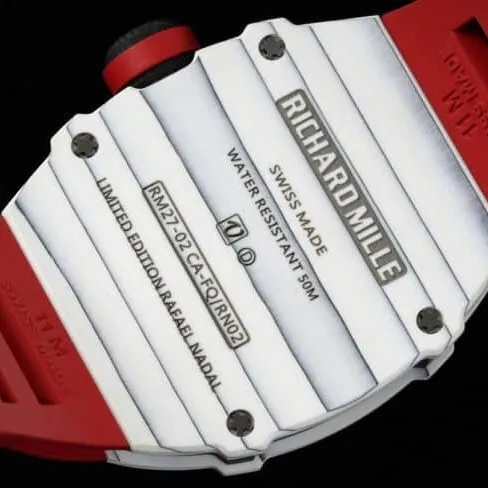 Top-quality Richard Mille sports tourbillon men's watch, front view