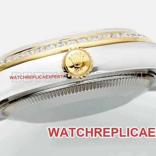 ARF FactoryRolex log super clonegreen dialdiamond bezel31mm gold five-lattice chain link 278383caseback live photo