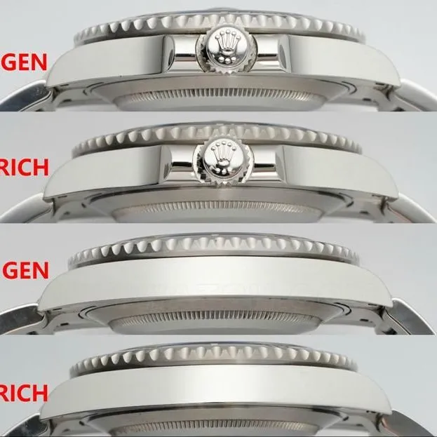 RICH factory RolexBlack Submarinertop-tier comparison contrast genuine difference appearance live photos