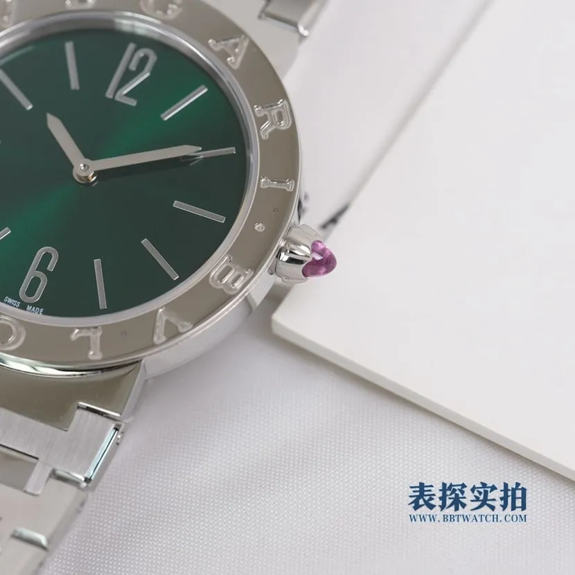 top-tier replicaBvBvlgarigreen dial ladies quartz watch side