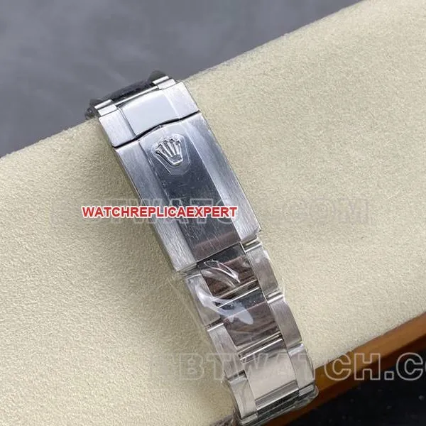 Rolextop-tier watch ARF Factory log 41mm aperture black dial3235steel bracelet caseback live photo