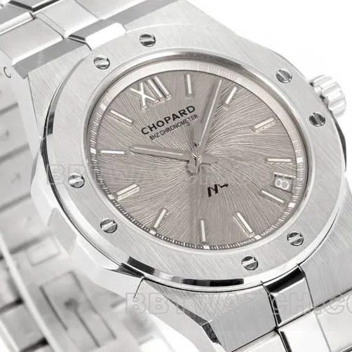 watch GH factory Chopard snow mountain proud wing light gray plate 41mmside live photo