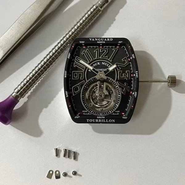 Frank Muller top-tierhigh-quality watch Pioneer series tourbillon men's manual mechanical watch structure diagram