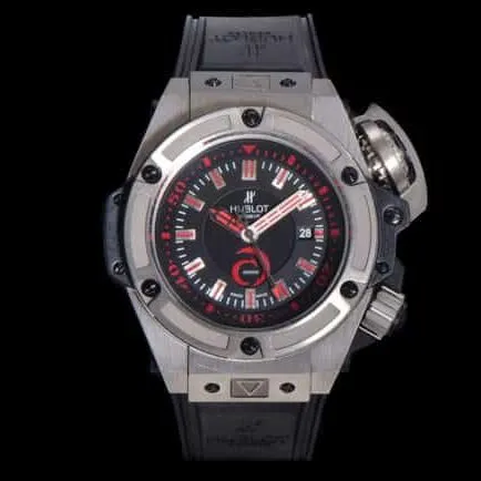 Top watch Hublot King Power titanium luminous 1400 automatic mechanical movement men's watch movement diagram