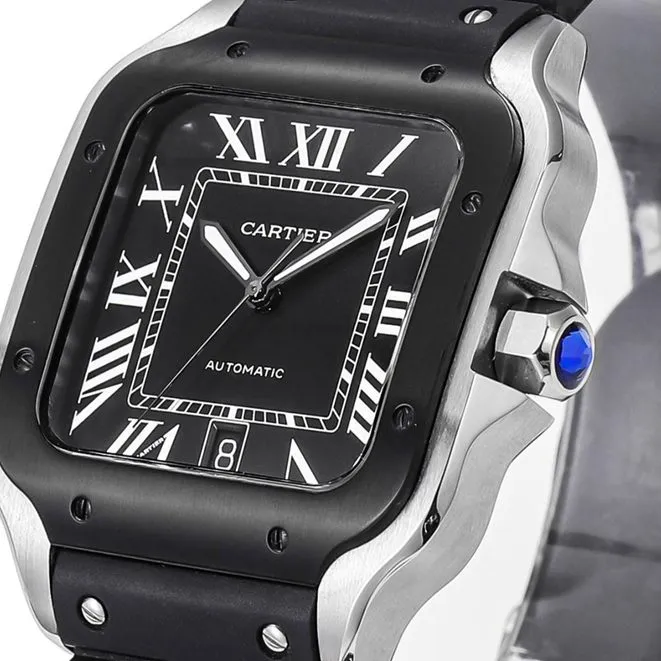 Cartier Santos WSSA0039 AF Factory: Black
