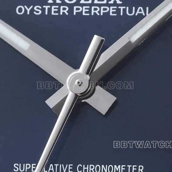 Factory C Rolex Oyster Perpetual 1:1top-tier replica41mmblue dialm124300-0003front live photo