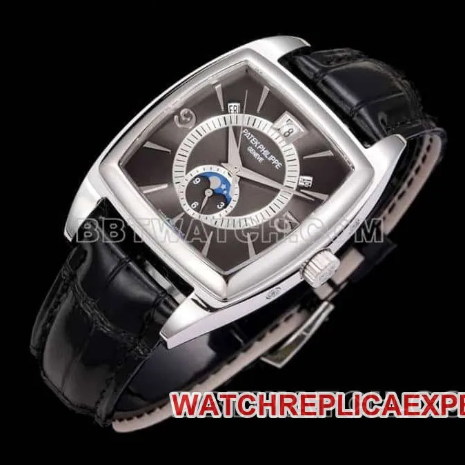 TW factory Patek Philippe complicated timepiece top-tier 1:1super dark gray plate 5135front live photo
