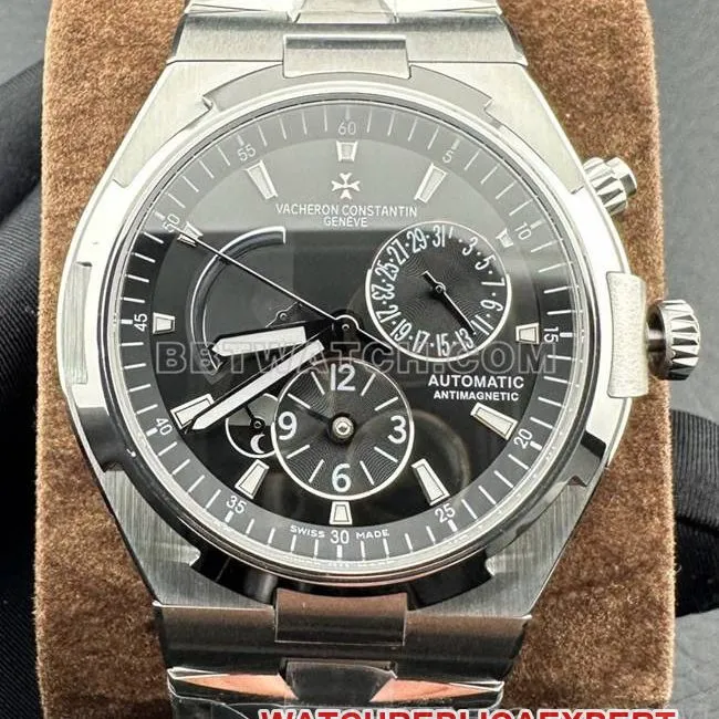 collectible watch 9F factory Vacheron Constantinblack dial mechanical 47450front live photo