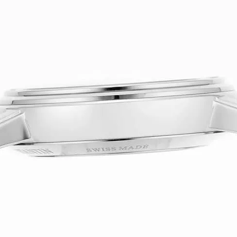 APEX factory top-tier watch Vacheron Constantin men's white dial black belt inheritance series watch side view