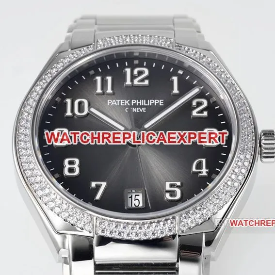 PPF FactoryPatek Philippe1:1super cloneblack dial7300/1200A-010side live photo