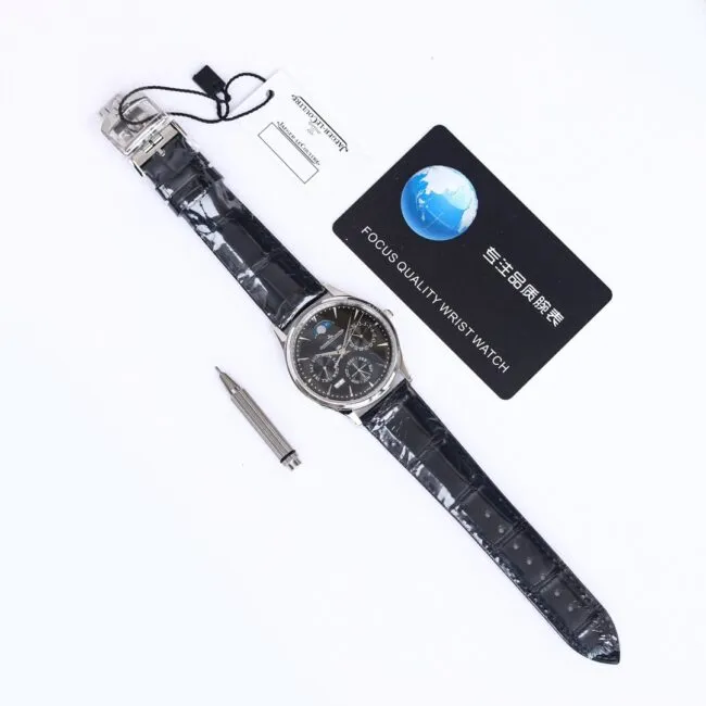 TW factory top-tier watch Jaeger-LeCoultre master moon phasewhite dial perpetual calendar automatic movement men's watch movement picture