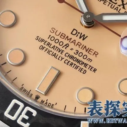 DIWRolextop-tiersuper yellow plate Submariner watch_How much does it cost_Pictures_How is the workmanship? Side view