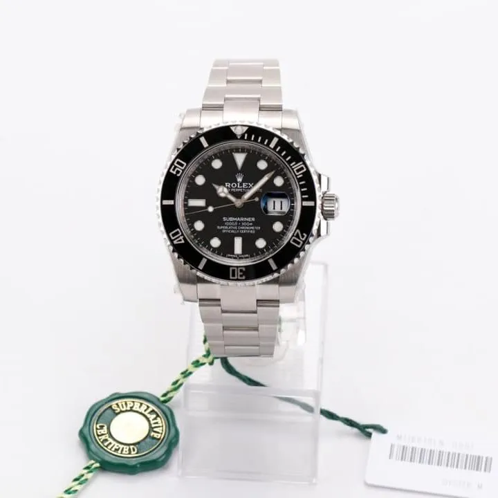 VS FactoryRolex Men's Submariner Type Watch Black Submariner 40mm 3135movement116610LN-0001lume Figure