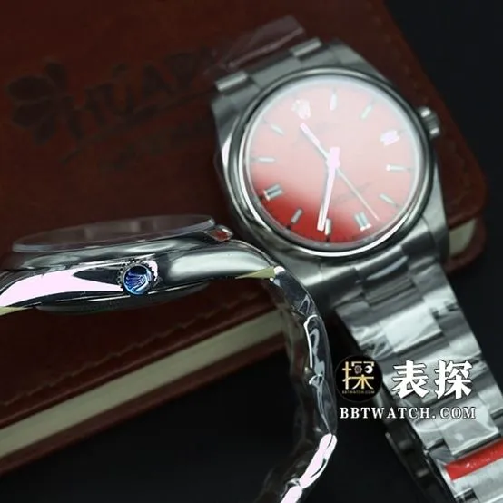JVS FactoryRolex Oyster Perpetual top-tier watch couple green dialsteel bracelet model picture and price front live photo
