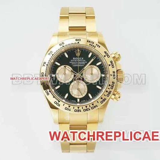 APS factory Rolex Daytonatop-tier 1:1super clonegreen dialsteel bracelet model 126508caseback live photo