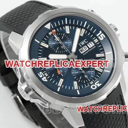 top-tier watch APS factory marine timepiece IWCblack dial7750 mechanical front live photo
