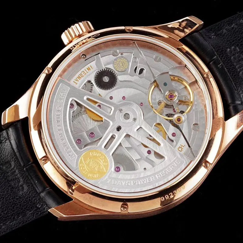 IWCIWCsuper watch Portuguese series annual calendar men's mechanical watch clasp picture