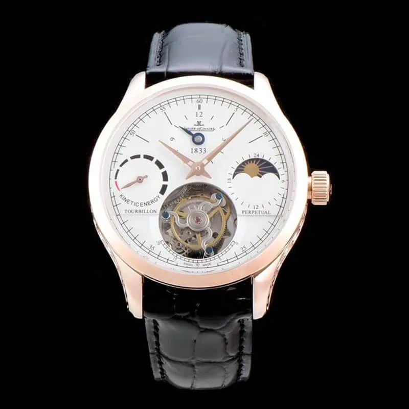 Jaeger-LeCoultrereplica watch master series Q5046520 automatic genuine tourbillon men's watch clasp picture