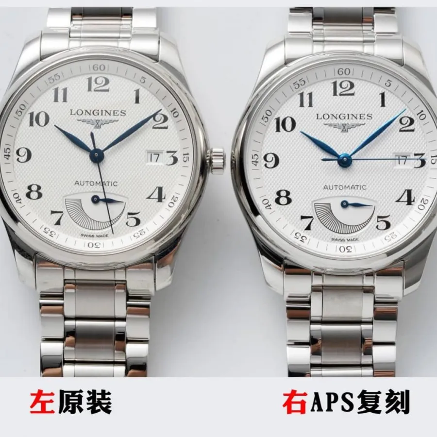 APS factory Longinestop-tier watch famous craftsman big mouth L2.908.4.78.6 real and fake comparison evaluation appearance live photos