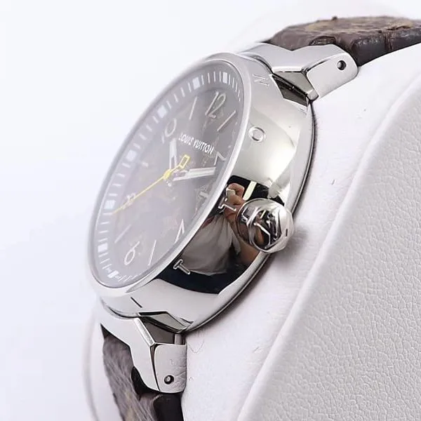 Super cloneLV women's watch 34mm three-dimensional dial high-quality quartz watch clasp picture