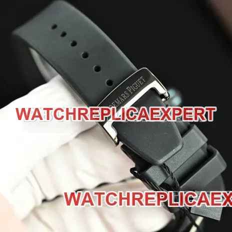 collectible watch Royal OakDiW factory Audemars Piguet carbon fiber blue needle 15500front live photo