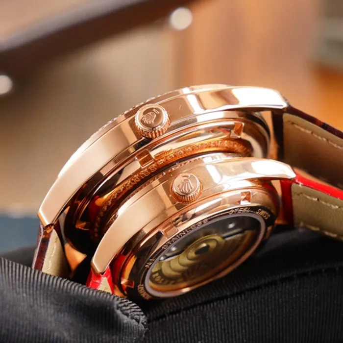 Front view of the new Rolex latest Datejust couple watch
