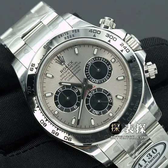 N FactoryDaytonaRolex1:1replica watch lumechronograph stainless steel plate steel bracelet model m126509-0003side live photo