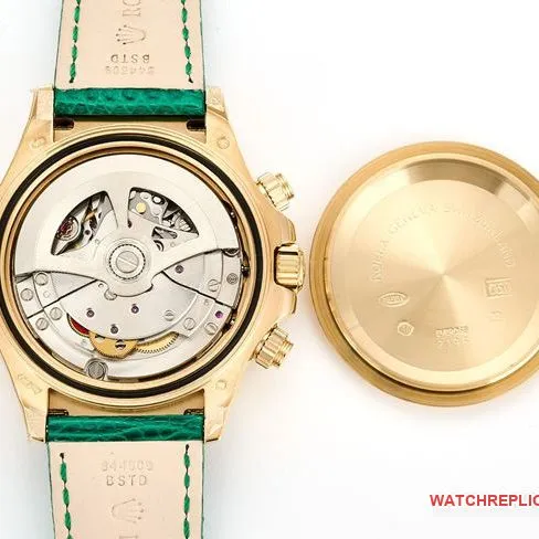 1:1replica watch DaytonaRolex green mother-of-pearl disc 116519caseback live photo