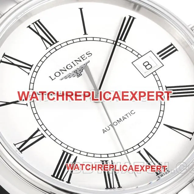 Longines collectible watch XC factory elegant 40mm white dialL888mechanical movementsteel bracelet model braceletlive photos