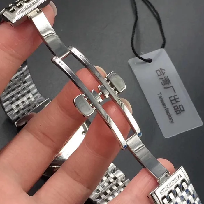 Top-tier watch Longines boutique couple watch black dialsteel bracelet ultra-thin Jialan series watch back cover picture